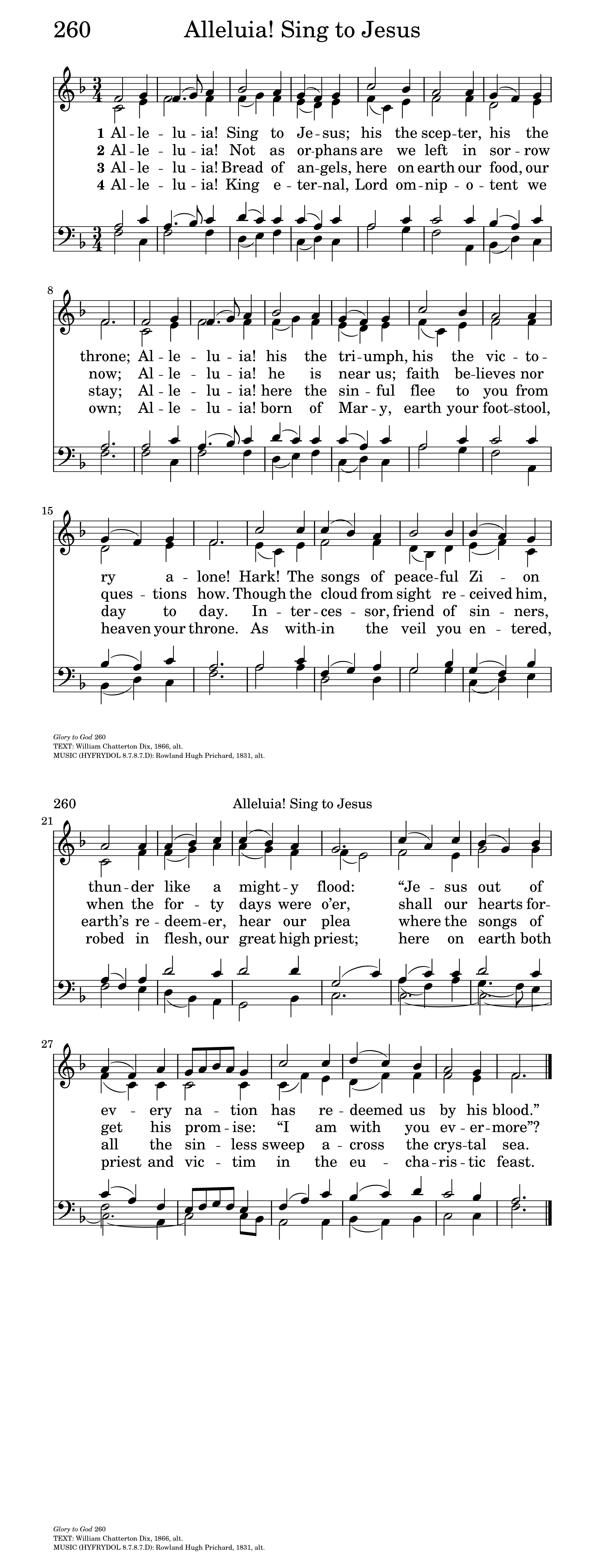 Letra de We Bring the Sacrifice of Praise de Alleluia Singers