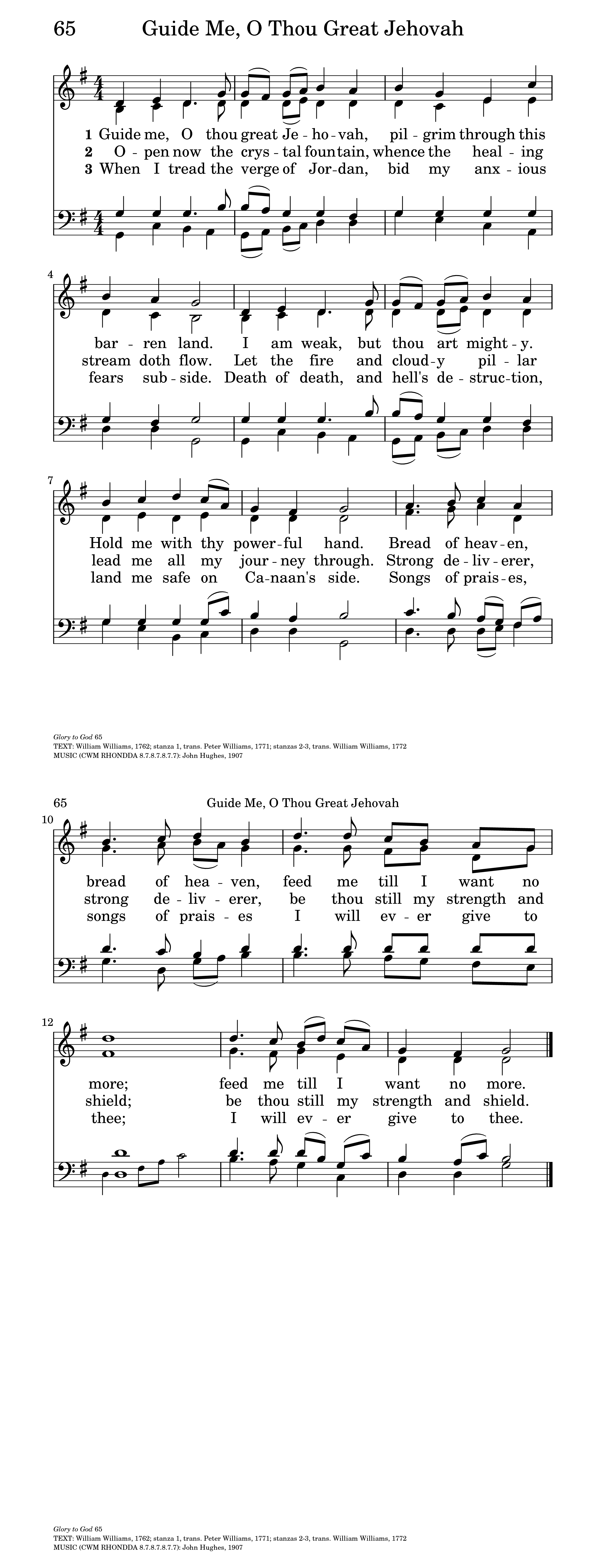 Guide me, O Thou great Jehovah | Hymnary.org