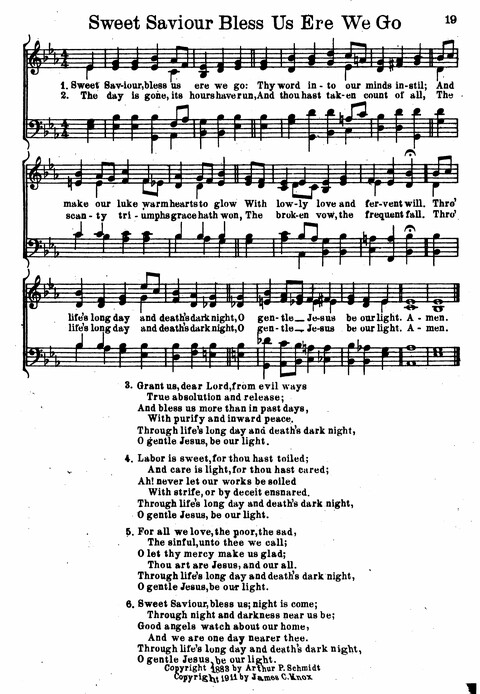Twenty Hymns page 19