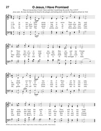 O Jesus, I have promised | Hymnary.org