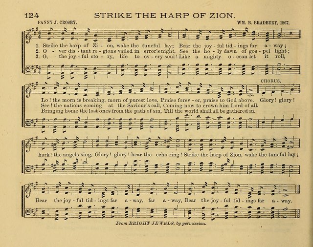 The Alleluia: a collection of hymns and tunes for the church scool, and the mid-week meeting page 124
