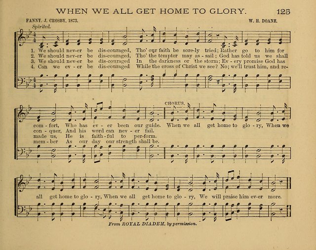 The Alleluia: a collection of hymns and tunes for the church scool, and the mid-week meeting page 125