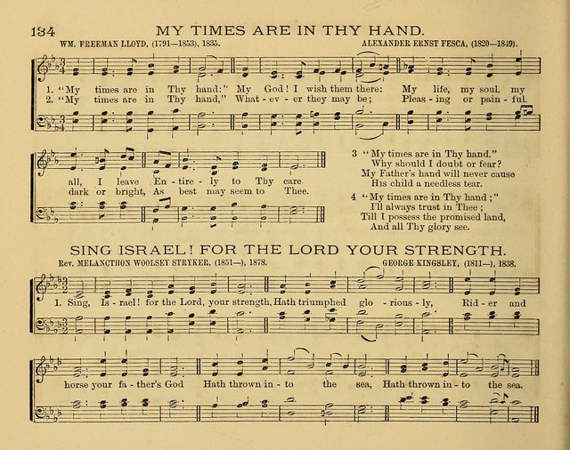 The Alleluia: a collection of hymns and tunes for the church scool, and the mid-week meeting page 134
