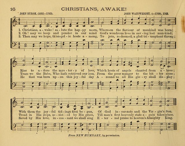 The Alleluia: a collection of hymns and tunes for the church scool, and the mid-week meeting page 16