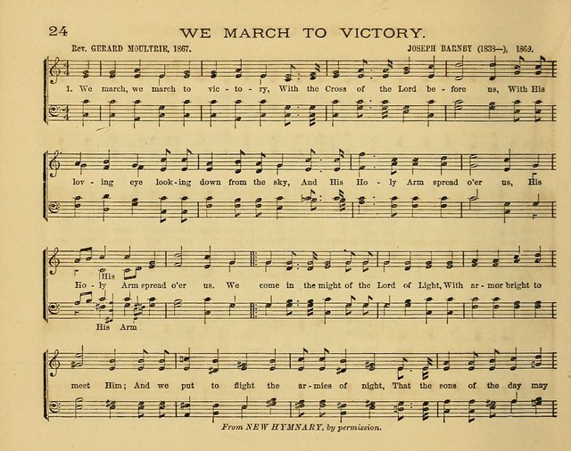 The Alleluia: a collection of hymns and tunes for the church scool, and the mid-week meeting page 24