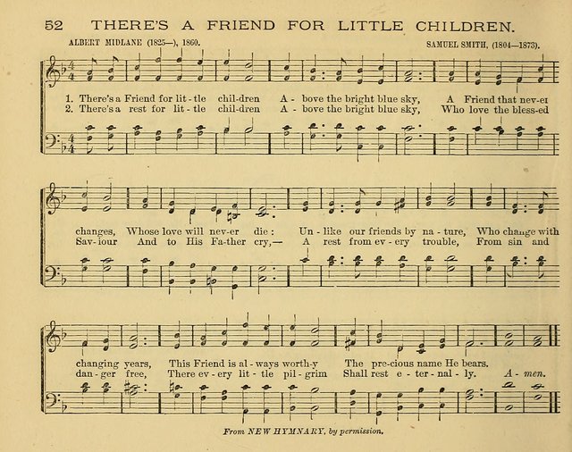 The Alleluia: a collection of hymns and tunes for the church scool, and the mid-week meeting page 52