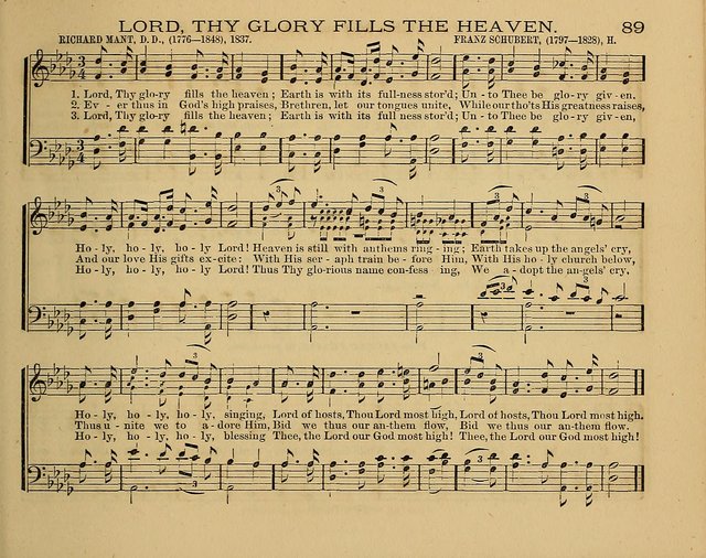 The Alleluia: a collection of hymns and tunes for the church scool, and the mid-week meeting page 89