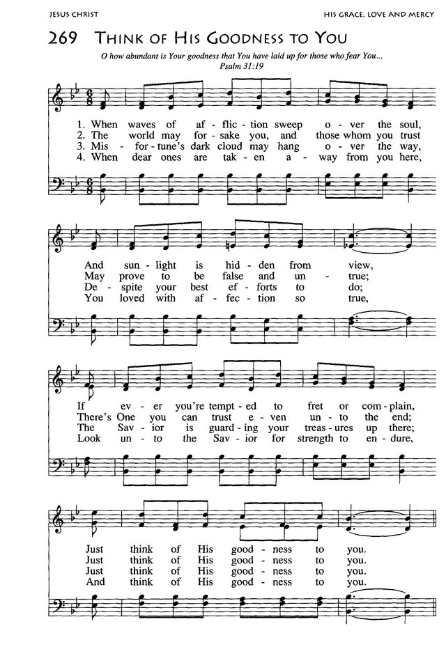 African American Heritage Hymnal 269 When Waves Of Affliction Sweep Over The Soul Hymnary Org