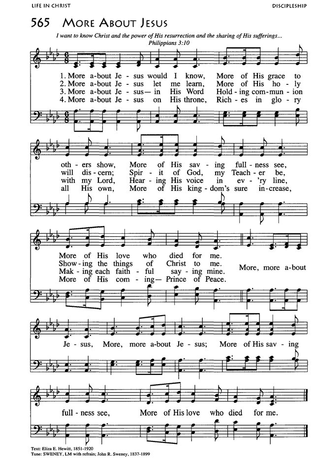 African American Heritage Hymnal page 893