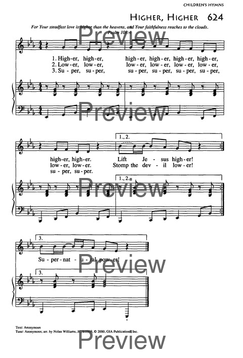 African American Heritage Hymnal page 995