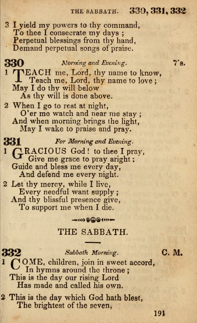 The American Baptist Sabbath-School Hymn-Book page 197