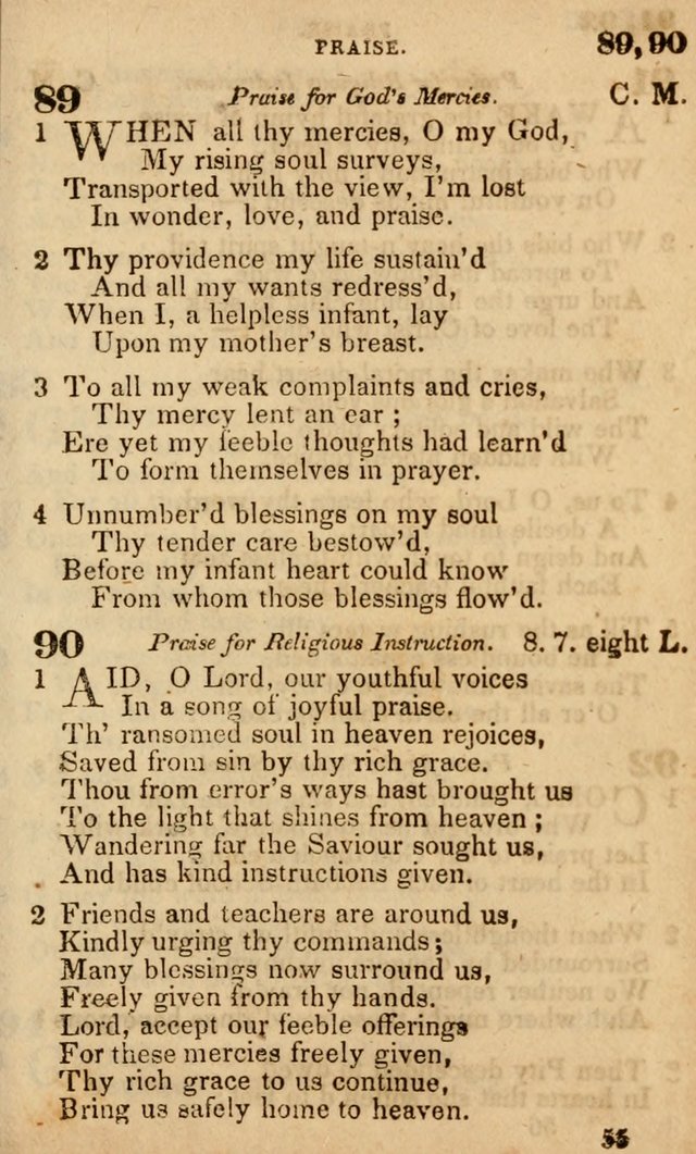 The American Baptist Sabbath-School Hymn-Book page 59