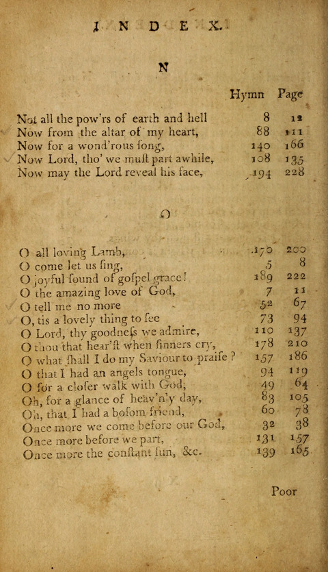 A Choice Collection of Hymns, in which are some never before printed page 246