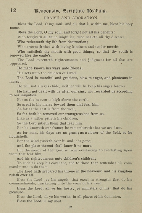 American Church and Church School Hymnal: a new religious educational hymnal page 12