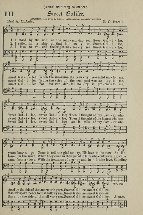 American Church and Church School Hymnal: a new religious educational hymnal page 121