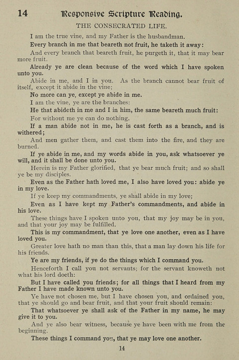 American Church and Church School Hymnal: a new religious educational hymnal page 14