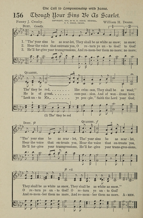 American Church and Church School Hymnal: a new religious educational hymnal page 166