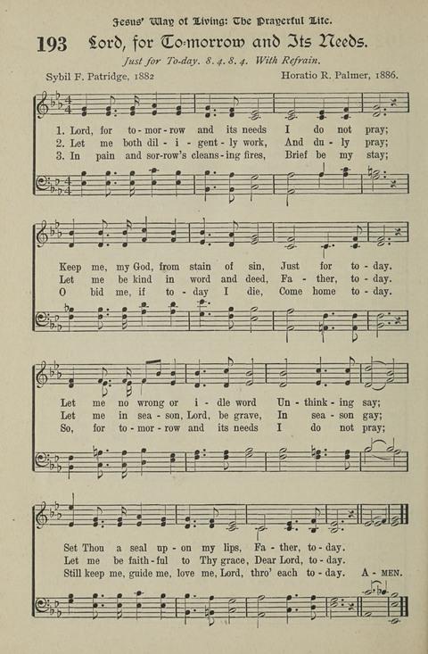 American Church and Church School Hymnal: a new religious educational hymnal page 196