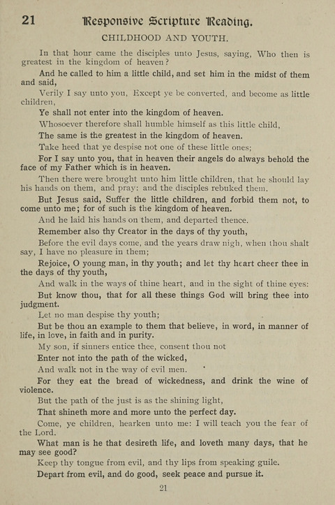 American Church and Church School Hymnal: a new religious educational hymnal page 21
