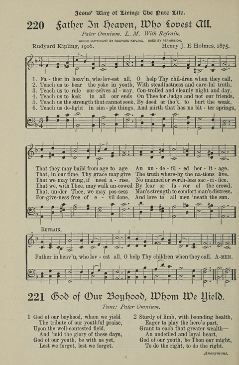 American Church and Church School Hymnal: a new religious educational hymnal page 222