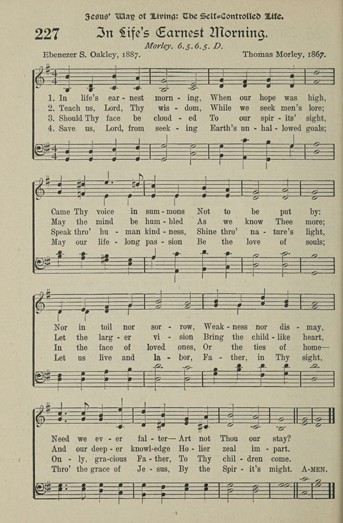American Church and Church School Hymnal: a new religious educational hymnal page 228