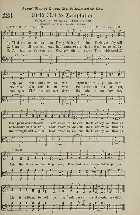 American Church and Church School Hymnal: a new religious educational hymnal page 229