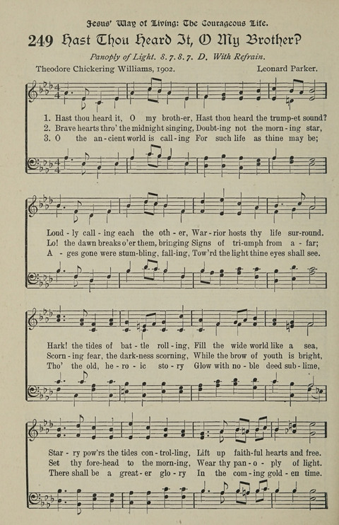 American Church and Church School Hymnal: a new religious educational hymnal page 250