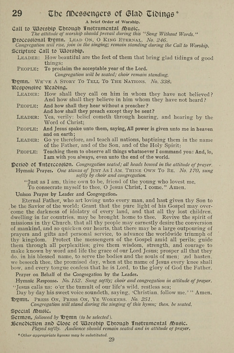 American Church and Church School Hymnal: a new religious educational hymnal page 29