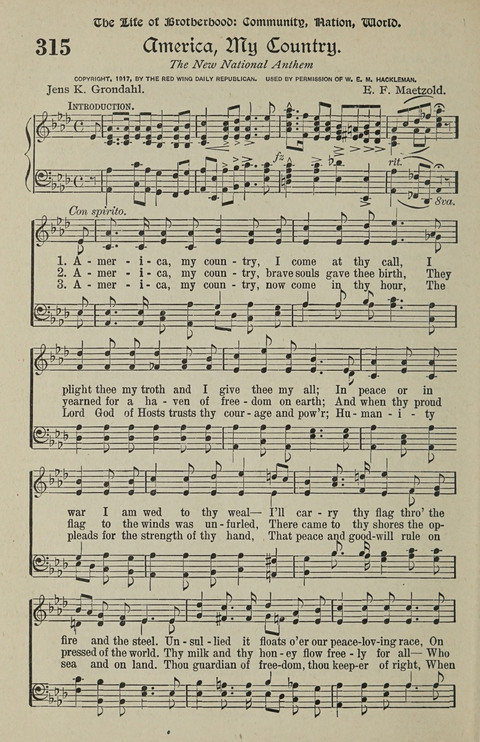 American Church and Church School Hymnal: a new religious educational hymnal page 306