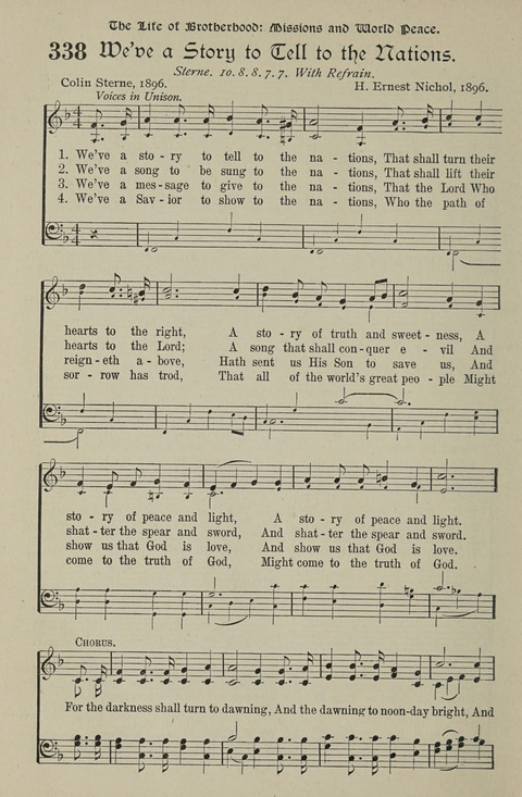 American Church and Church School Hymnal: a new religious educational hymnal page 328