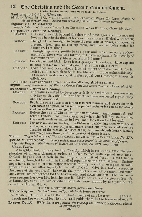 American Church and Church School Hymnal: a new religious educational hymnal page 368