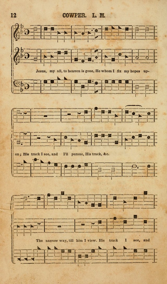The American Church Harp: containing a choice selection of hymns and tunes comprising a variety of meters, well adapted to all Christian churches, singing schools, and private families page 14