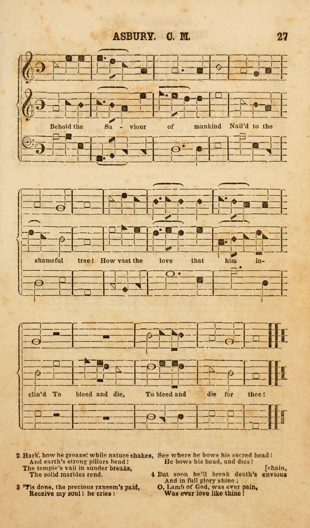 The American Church Harp: containing a choice selection of hymns and tunes comprising a variety of meters, well adapted to all Christian churches, singing schools, and private families page 29