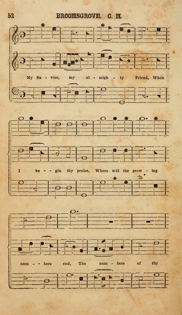 The American Church Harp: containing a choice selection of hymns and tunes comprising a variety of meters, well adapted to all Christian churches, singing schools, and private families page 54