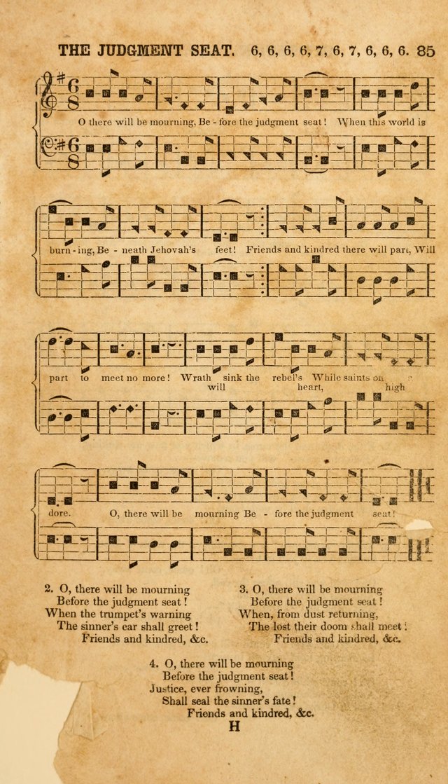 The American Church Harp: containing a choice selection of hymns and tunes comprising a variety of meters, well adapted to all Christian churches, singing schools, and private families page 87