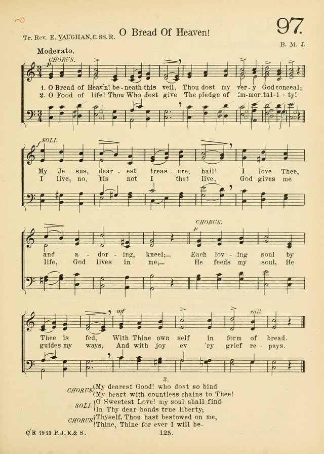 American Catholic Hymnal: an extensive collection of hymns, Latin chants, and sacred songs for church, school, and home, including Gregorian masses, vesper psalms, litanies... page 132