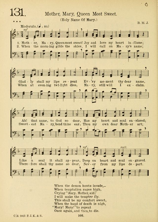 American Catholic Hymnal: an extensive collection of hymns, Latin chants, and sacred songs for church, school, and home, including Gregorian masses, vesper psalms, litanies... page 173