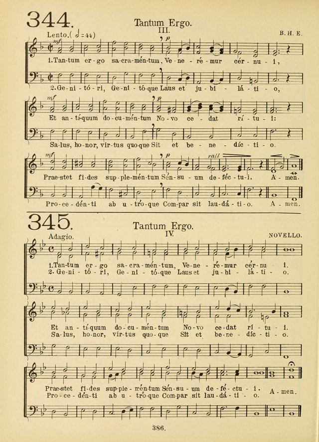 American Catholic Hymnal: an extensive collection of hymns, Latin chants, and sacred songs for church, school, and home, including Gregorian masses, vesper psalms, litanies... page 393