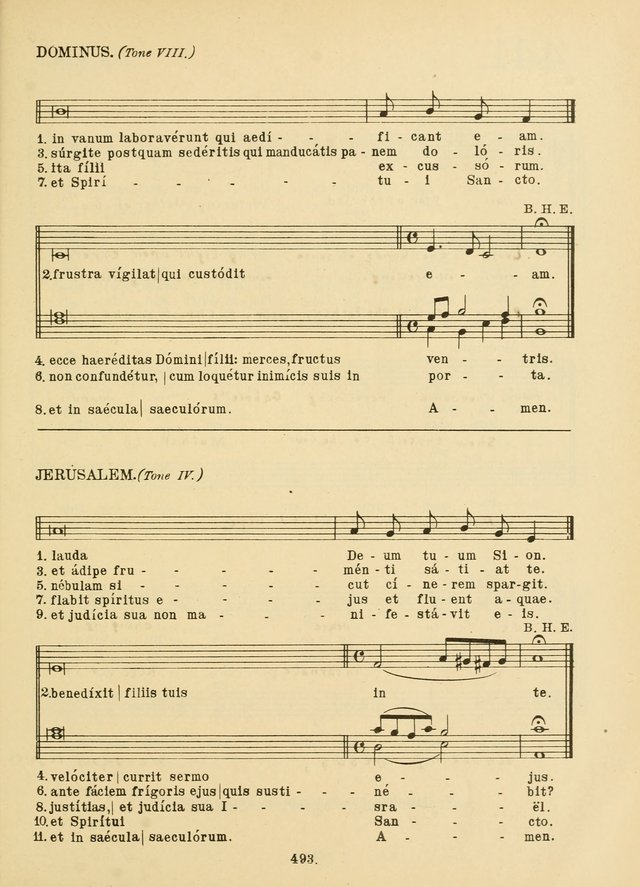 American Catholic Hymnal: an extensive collection of hymns, Latin chants, and sacred songs for church, school, and home, including Gregorian masses, vesper psalms, litanies... page 500