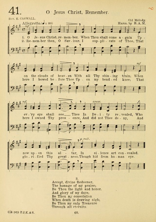 American Catholic Hymnal: an extensive collection of hymns, Latin chants, and sacred songs for church, school, and home, including Gregorian masses, vesper psalms, litanies... page 67