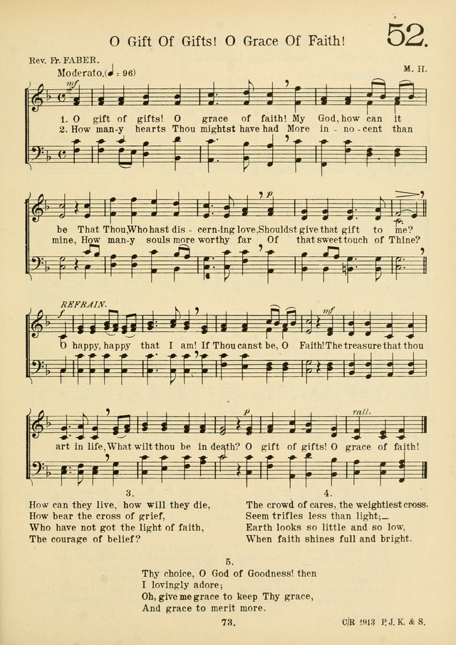 American Catholic Hymnal: an extensive collection of hymns, Latin chants, and sacred songs for church, school, and home, including Gregorian masses, vesper psalms, litanies... page 80