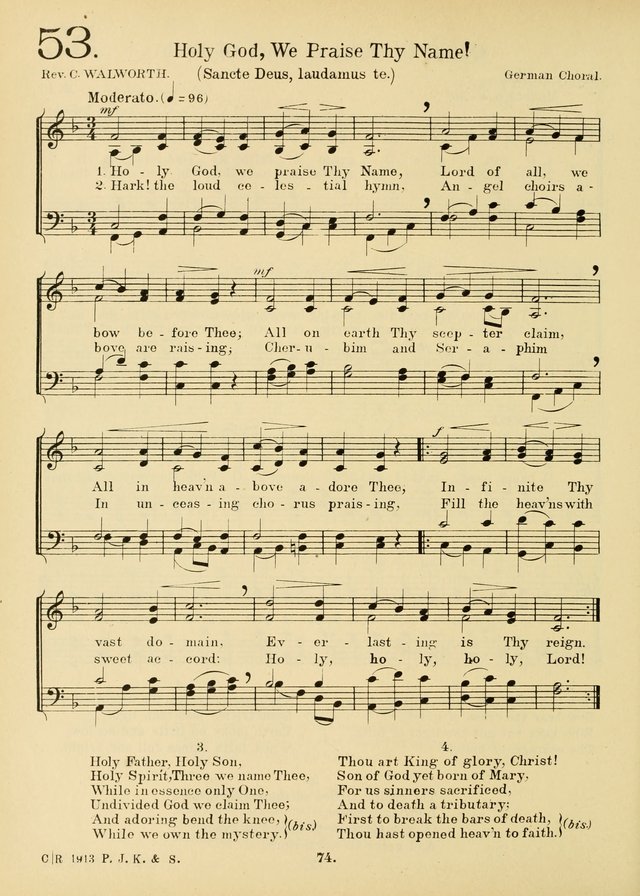 American Catholic Hymnal: an extensive collection of hymns, Latin chants, and sacred songs for church, school, and home, including Gregorian masses, vesper psalms, litanies... page 81
