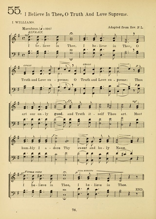American Catholic Hymnal: an extensive collection of hymns, Latin chants, and sacred songs for church, school, and home, including Gregorian masses, vesper psalms, litanies... page 83