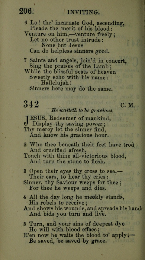 A Collection of Hymns for the use of the African Methodist Episcopal Zion Church in America page 200