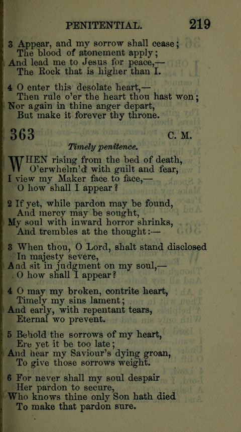 A Collection of Hymns for the use of the African Methodist Episcopal Zion Church in America page 213
