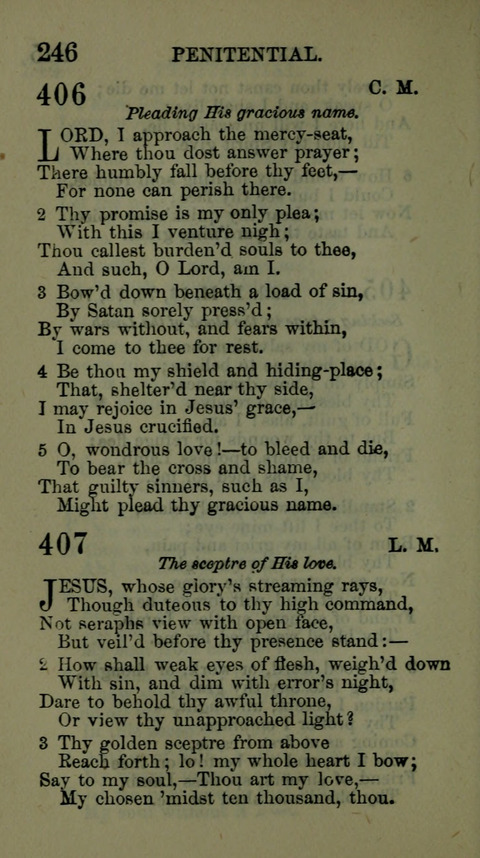 A Collection of Hymns for the use of the African Methodist Episcopal Zion Church in America page 240