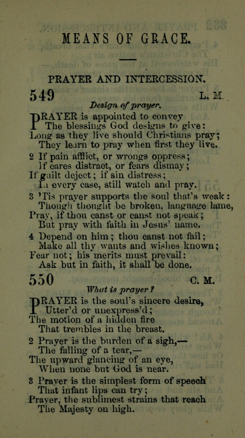 A Collection of Hymns for the use of the African Methodist Episcopal Zion Church in America page 325
