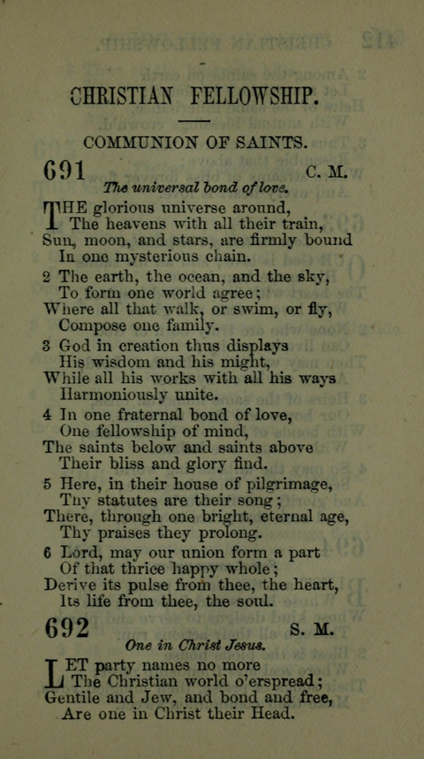 A Collection of Hymns for the use of the African Methodist Episcopal Zion Church in America page 405