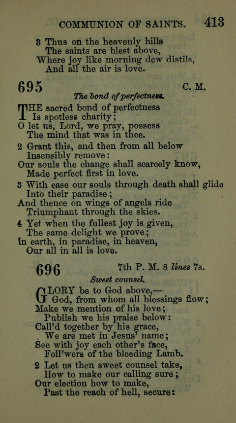 A Collection of Hymns for the use of the African Methodist Episcopal Zion Church in America page 407