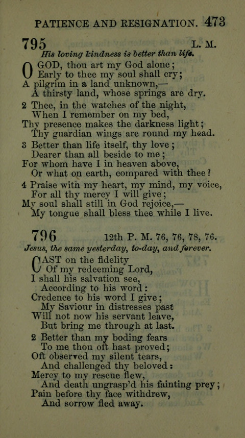 A Collection of Hymns for the use of the African Methodist Episcopal Zion Church in America page 467